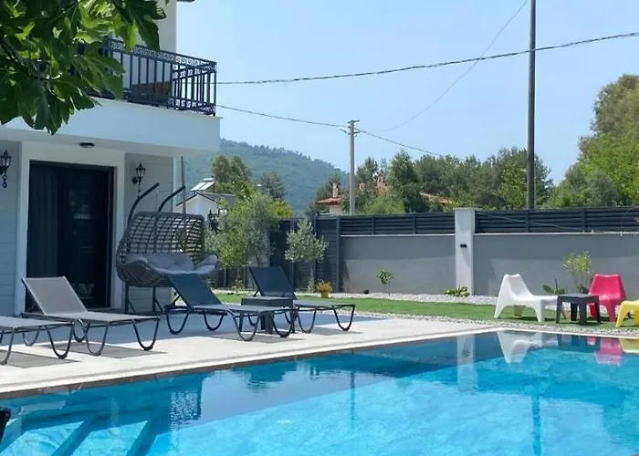 Villa Lotus In Camli Village, Jacuzzi And Pool *