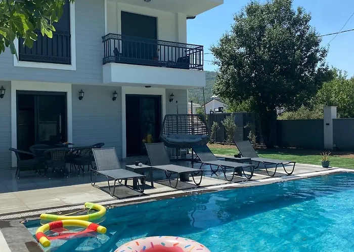 Lotus In Camli Village, Jacuzzi And Pool Vila